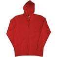 thumbnail image 2 of SG Ladies Full Zip Plain Hooded Sweatshirt, 2 of 4