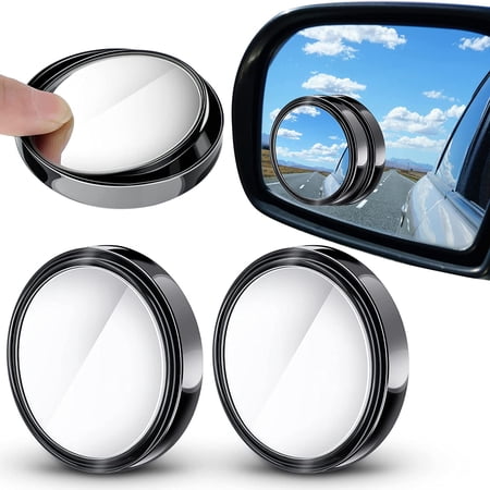 Kit 4 Miroirs Angle Mort EAVUYIS - Rétroviseurs Adhésifs HD 360° Réglables Pour Voiture