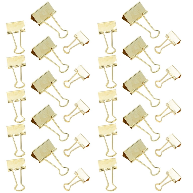 30Pcs Household Binder Clips Multi-function Paper Clamps Convenient Binder  Clamps 