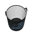 thumbnail image 3 of Bingfone Navy Camouflage American Flag Waterproof Foldable Laundry Hamper Bucket With Handles For Storage Bin,Clothes Hamper (Medium), 3 of 8
