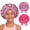 Purple, variant on YANIBEST 2 PCS Baby Bonnet Silk Satin Bonnet for Kids Curly Natural Hair Bonnets for Girls Boys Infant
