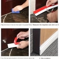 thumbnail image 6 of Qxpztk Door Draft Stopper for Bottom of Door, Adjustable Weather Stripping Door Seal for Cold Insulation, Under Door Sweep for Exterior & Interior Doors, Door Bottom Seal Blocker Noise (39inch,White), 6 of 9