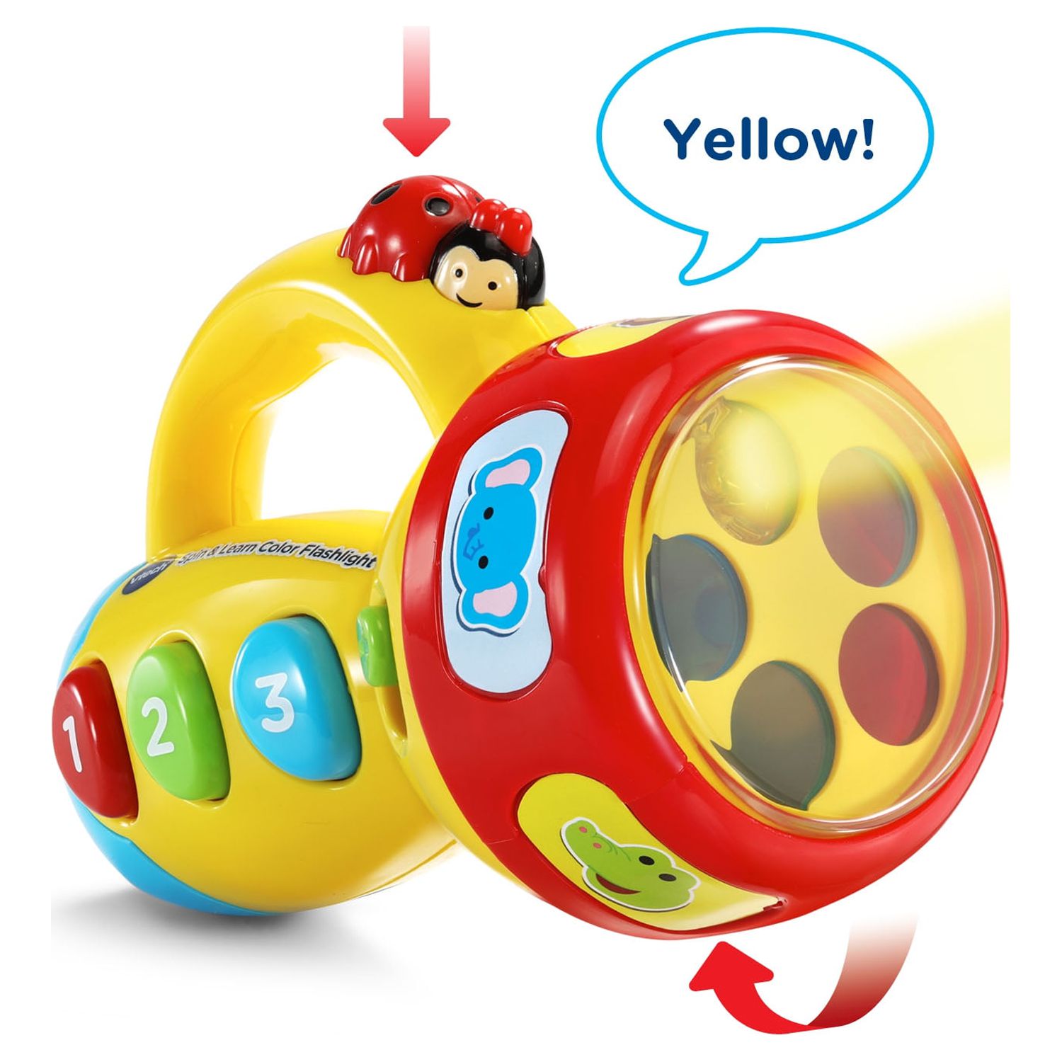 VTech, Spin and Learn Color Flashlight, Toddler Learning Toy - image 3 of 8