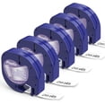 thumbnail image 1 of CZCPP-remplacement pour Dymo Étiquettes Transparentes Letratag Recharges 1/2 Pouces x13 Plastique Transparent Compatible avec Dymo 16952 Recharges de Créateur d'Étiquettes Transparent LT-100H 200B LT-100T Plus Imprimante d'Étiquettes, 12mm x 4m, 5-, 1 of 4