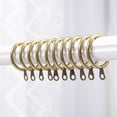 thumbnail image 2 of DOLITY 10 Pcs Rideau de Douche Bronze - 28mm, 2 of 9