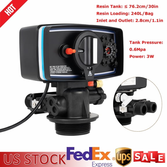 Automatic Fleck 5600 12 Day Control Timer Valve For Water Filter Softener Resin