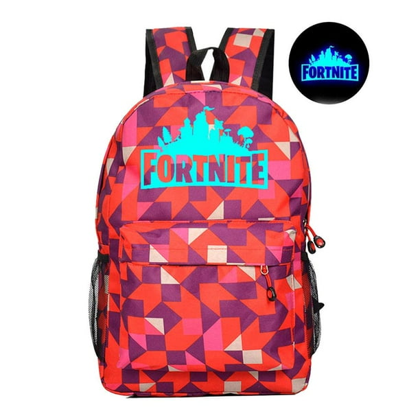 Fortnite Red Backpack Amazingforless Geo Red Fortnite School Backpack Childrens Fort Nite Travel Bag Fortnite Backpack Red Geometric Shape Pattern Walmart Com Walmart Com
