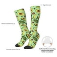 thumbnail image 4 of Naloa Avocado With Seeds Thigh High Socks Extra Long Stretchy Sock Women Over Knee High Opaque Stocking Daily Wear, 4 of 6