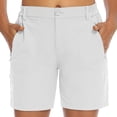 thumbnail image 5 of Womens Cargo Athletic Shorts Womens Zip Pocket Lightweight Hiking And Jogging Work Pants, 5 of 10