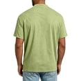 thumbnail image 4 of Fabrcox Mens Shirts Short Sleeve Lace Up V Neck T Shirts for Men Regular Fit Breathable Lightweight Workout Men Summer Shirts Green XL, 4 of 7