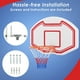 thumbnail image 4 of Canasta de baloncesto Goplus para montar en la pared, tamaño grande, 91 x 61 cm, tablero trasero, 4 of 9