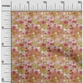 thumbnail image 1 of oneOone Silk Tabby Gamboge Yellow Fabric Texture & Colorful Dots Craft Projects Decor Fabric Printed By The Yard 42 Inch Wide, 1 of 1