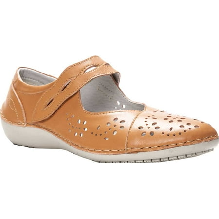 

Women s Propet Calista Mary Jane Oyster Full Grain Leather 6 2A