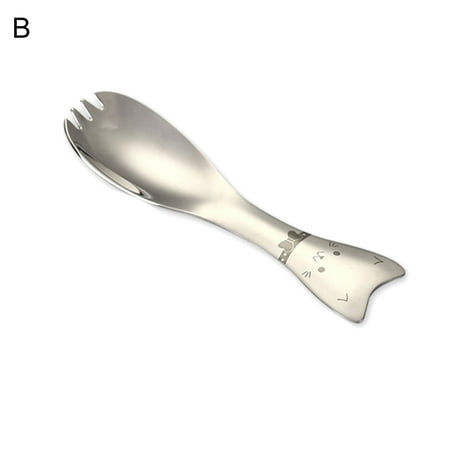 

Meizhencang Desert Spoon Multi-function Easy to Grip Anti-slip Mini 304 Stainless Steel Cartoon Cat Shape Ice Cream Salad Coffee Spoon for Home