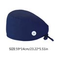 thumbnail image 2 of Sonducket Paquete de 3 gorros de operación Médicos Servicio de larga duración Pure Color Scrub Professional Surtido de colores Tie Back Sweatband Gorros Sombreros azul marino Sonducket AP008659-04, 2 of 6