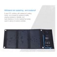 thumbnail image 4 of Solar Charger USB 5V Foldable Portable Solar Phone Charger with Solar Panel 5V fast charging for Smartphone ,Easy to Install, 4 of 7