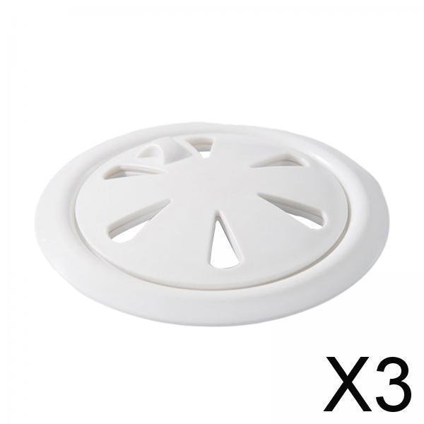 3x Desagüe Doméstico Colector de Pelo Colador de Fregadero de Alcantarillado Tapón de Desagüe de Accesorios de Baño Reutilizable para Fregadero de 3 piezas