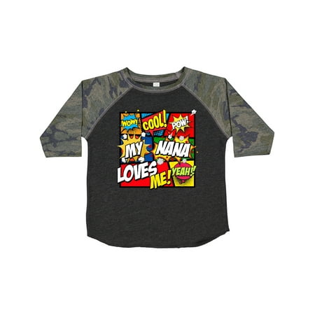 

Inktastic My Nana Loves Me Gift Toddler Boy or Toddler Girl T-Shirt