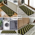 thumbnail image 6 of Yellow Lemon Fruits Black Pattern Kitchen Rug Mat,Kitchen Runner Rugs Non Skid Washable,Decorative Kitchen Floor Mats for Kitchen,Sink,Laundry,17"x47.2", 6 of 7