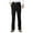 Black, variant on Men's Casual Comfort Stretch Waist Business Straight Leg Non Trousers for Daily Wear