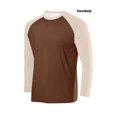 thumbnail image 2 of Men's Long Sleeve Shirts Breathable Soft Mesh Sport Muscle Tee Raglan Long Sleeves Round Neck T-Shirt,Men's and Big Men's Sizes S-3XL, 2 of 3