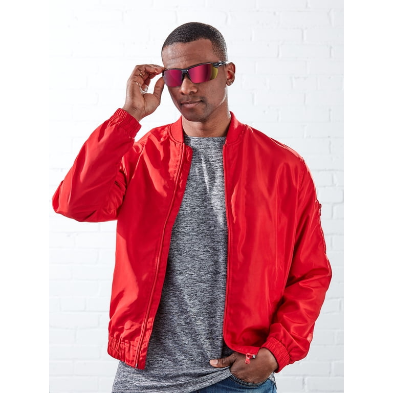 Ironman Blade Sport Sunglasses, Black with Red Mirrored Lenses photo 4