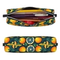 thumbnail image 2 of Honeii Fresh Orange Pattern Pencil Case, Pencil Pouch, Pencil Case Small, Pencil Pouch Aesthetic, PVC Pencil Pouch, Pencil Bag, Makeup Pouch, 2 of 7