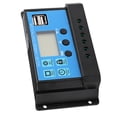 thumbnail image 4 of Controlador de carga solar, 60 A, 12 V, 24 V, cargador de batería solar PWM automático, controlador de carga solar, artesanía superior, 4 of 9