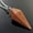 Gold Sandstone, variant on Cone Pendulum Natural Crystal Gemstone Hexagonal Point Pendant Energy Healing