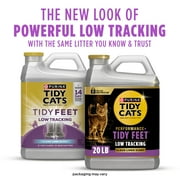 Purina Tidy Cats Tidy Feet Low Tracking Cat Litter, Clean Linen Scent, 20 lb Jug
