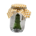 thumbnail image 3 of TISHITA Pickle Statue Resin Figurine Artwork Birthday Gift Sculpture Ornament for Hallway Bookshelf Living Room Bedroom Desk Angry, 3 of 8