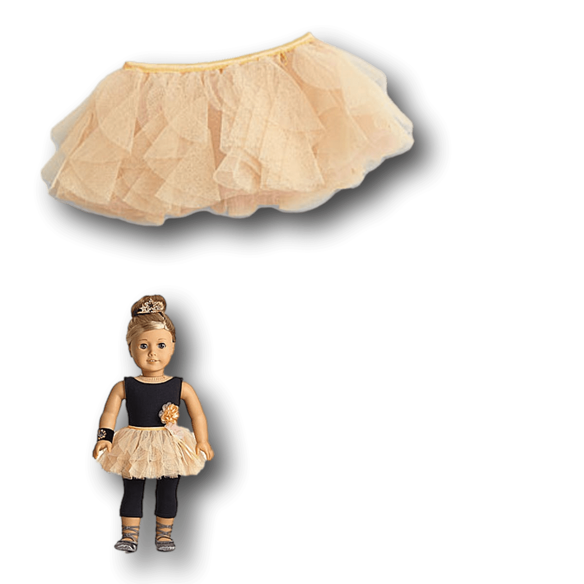 American Girl LE ISABELLE PERFORMANCE SET TUTU ONLY for 18" Dolls