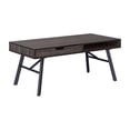 thumbnail image 4 of CorLiving Auston Engineered Wood and Steel Indoor Coffee Table  with 1 Drawer and Cubby, Dark Grey, 4 of 9