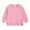 Hot Pink, variant on Virmaxy Boys' and Girls' Sweater Coats Crew Neck Small and Medium Children's Sweater Coats Pullover Solid Colour Padded Top Beige 18-24 Months