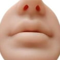 thumbnail image 6 of Bothyi Silicone Nose Lip Model Piercing Practice Skin Mannequin Teaching Tool Fake Nose Deep Skin, 6 of 8
