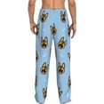 thumbnail image 3 of Balery Men'S German Shepherd Puppy Pants,Sleepwear Pants,Pajama Pants,Pj Bottoms Drawstring And Pockets-Small, 3 of 9