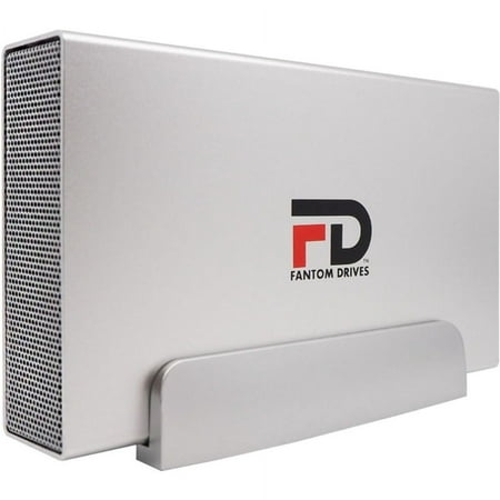 Fantom Drives GFORCE 3 Pro 20 TB Desktop Hard Drive, 3.5" External, Aluminum Silver