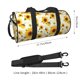 thumbnail image 2 of Fotbe European-style Pattern Sunflower A Bolsa Deportiva de Lona Plegable con Estampado, Bolsa de Gimnasio con Bolsillo Seco/Húmedo, Bolsa de Viaje Ultraligera de Gran Capacidad, 2 of 6