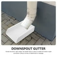Goilinor Water Downspout Splash Block Rain Downspout Drain Extender