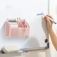 thumbnail image 3 of YAOMOBB Magnetic Storage Organizer Magnetic Stationery Storage Organizer Rack 3 Compartment Holder for Fridge or Whiteboard, 3 of 6