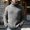 #47-Gray, variant on Ceisia Mens Thick Ribbed Turtleneck Knitted Sweater Long Sleeve Solid Color Warm Casual Pullover Top Army Green L Gift