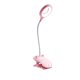 thumbnail image 3 of Lámpara de mesa Luz de lectura LED flexible de 6 W Luz de clip de protección ocular, carga y potencia de dirección, rosa Scienceny HA005011-02B, 3 of 6