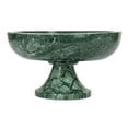 thumbnail image 6 of Bloomingville Marble Footed Pedestal Bowl, Green, 6 of 6