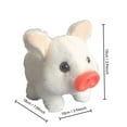 thumbnail image 3 of HomeKingdee Piggy Pet Piglet Plush Toy Pig Oink Twitch Nose Wag Tail Animated Gifts, 3 of 3
