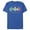 Royal Blue, variant on Men's Batman Tie Dye Logo Graphic Tee Royal Blue Large