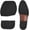 Black, 90~190x87~122x1.3~4.4mm, variant on Self-Adhesive Shoe Sole Protector Anti-Slip Shoe Grip Sole Cover Stickers Crystal Clear Sole Sticker Roll
