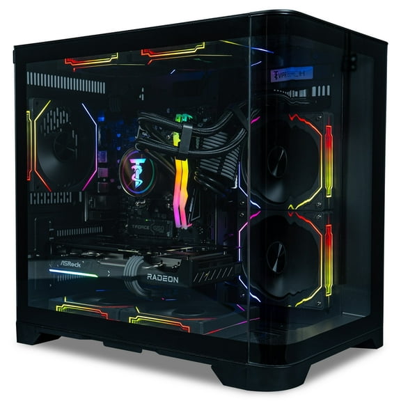 ViprTech Reaper 2.5 Gaming PC - Ryzen 7 8700F 5GHz, AMD RX 9060 XT 16GB, 16GB DDR5, 1TB SSD, Black