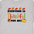 thumbnail image 4 of Inktastic Everyone is Thankful for Me Thanksgiving Baby Boys or Girls Long Sleeve Toddler T-Shirt, 4 of 5