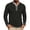 1#Black, variant on Men's Long Sleeve Henley T-Shirts - Fake Layered Round Neck Button Down Pullover for Men Soft Base T-Shirts,Blue 3XL