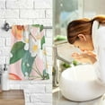 thumbnail image 7 of Peach and Cherry Flower Cotton Face Towels Absorbent Hand Towel Soft Bathroom Towel for Kitchen Hotel Decoration, 7 of 7